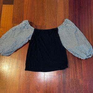 Anthropologie puff sleeve top